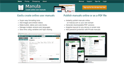 Desktop Screenshot of manula.com